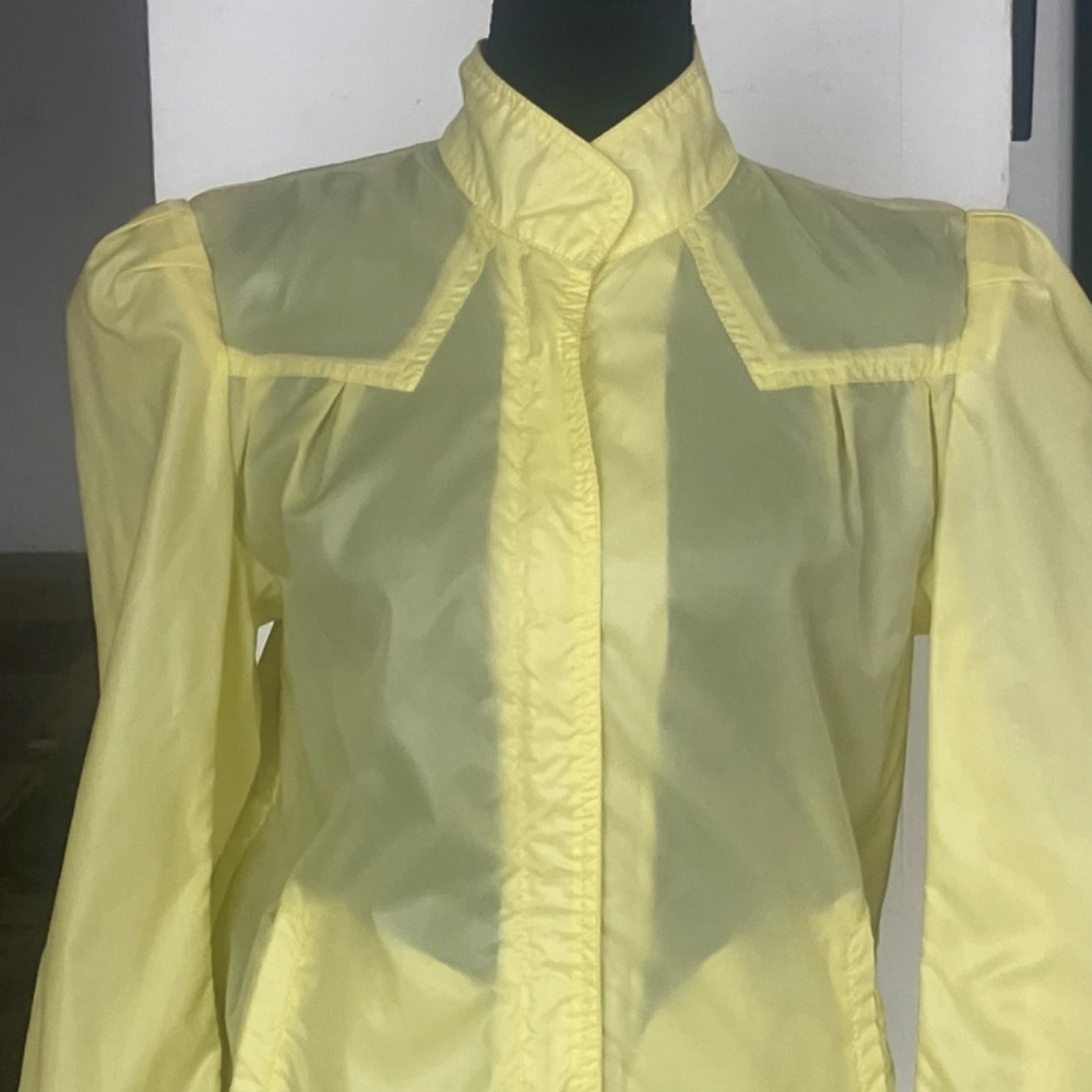 Vintage yellow nylon jacket - Picture 5 of 16